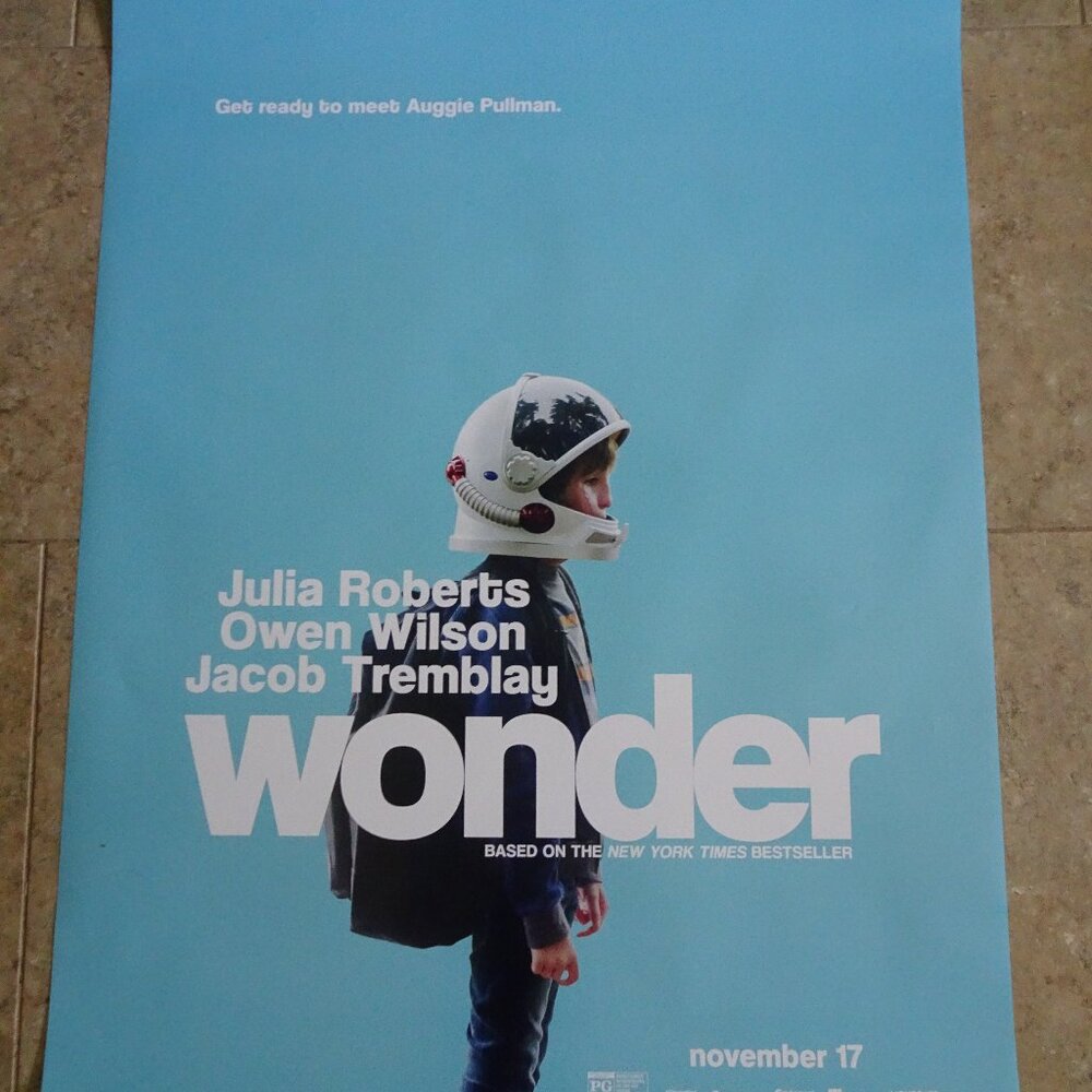 WONDER - MOVIE POSTER - WITH JACOB TREMBLAY - ADVANCE - SIDE PROFILE